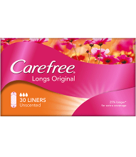 CAREFREE® Original Long Unscented Liners